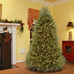 9 Ft. Pre-Lit Dunhill Fir Tree With 900 Clear Lights -Christmas Trees Sales DUH 90LO 2