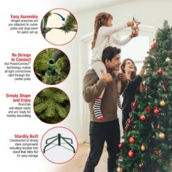 7 Ft. Pre-Lit Dunhill Fir Tree With PowerConnect Clear Lights 16 7 Ft. Pre-Lit Dunhill Fir Tree With PowerConnect Clear Lights -Christmas Trees Sales DUH3 300P 70 Features 19356e1d b6a2 4345 9966 1fef6f65e8c2