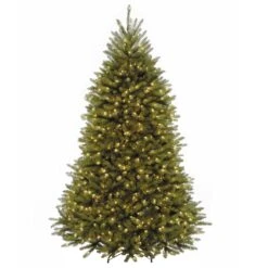 7.5 Ft. Pre-Lit Dunhill Fir Tree With Clear Lights