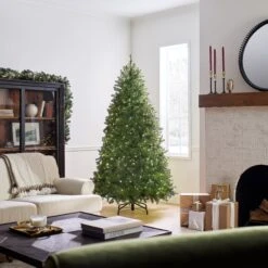 7 Ft. Pre-Lit Dunhill Fir Tree With PowerConnect Dual Color LED Lights 13 7 Ft. Pre-Lit Dunhill Fir Tree With PowerConnect Dual Color LED Lights -Christmas Trees Sales DUH3 D30 70 Lifestyle