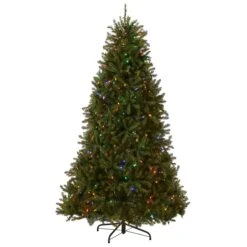 7.5 Ft. Pre-Lit Dunhill Fir Tree With PowerConnect Dual Color LED Lights 17 7.5 Ft. Pre-Lit Dunhill Fir Tree With PowerConnect Dual Color LED Lights -Christmas Trees Sales DUH3 D30 75 Silo multi