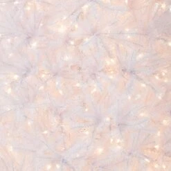 9 Ft. Pre-Lit Dunhill Fir White Tree With Clear Lights 11 9 Ft. Pre-Lit Dunhill Fir White Tree With Clear Lights -Christmas Trees Sales DUWH 90LO Silo C1