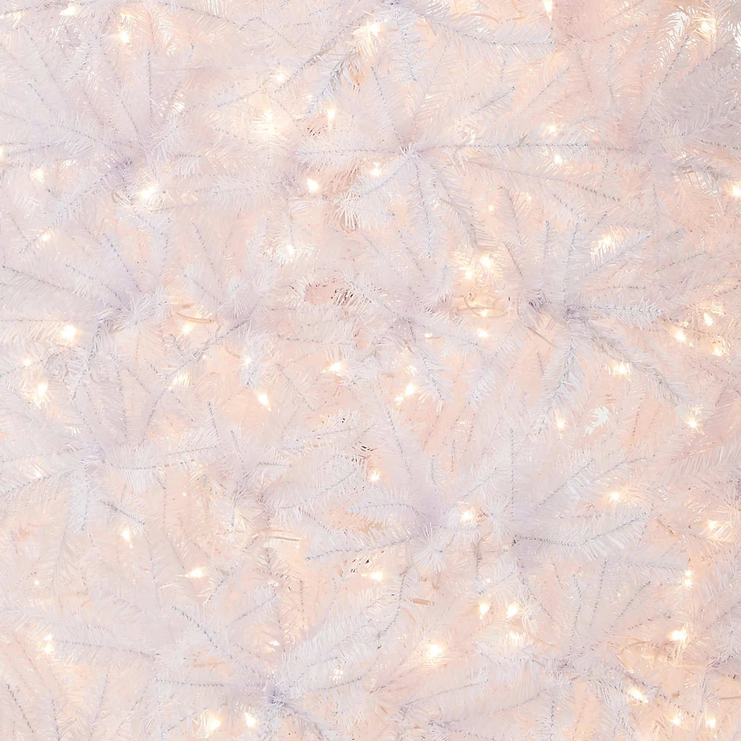 9 Ft. Pre-Lit Dunhill Fir White Tree With Clear Lights 4 9 Ft. Pre-Lit Dunhill Fir White Tree With Clear Lights - Image 4