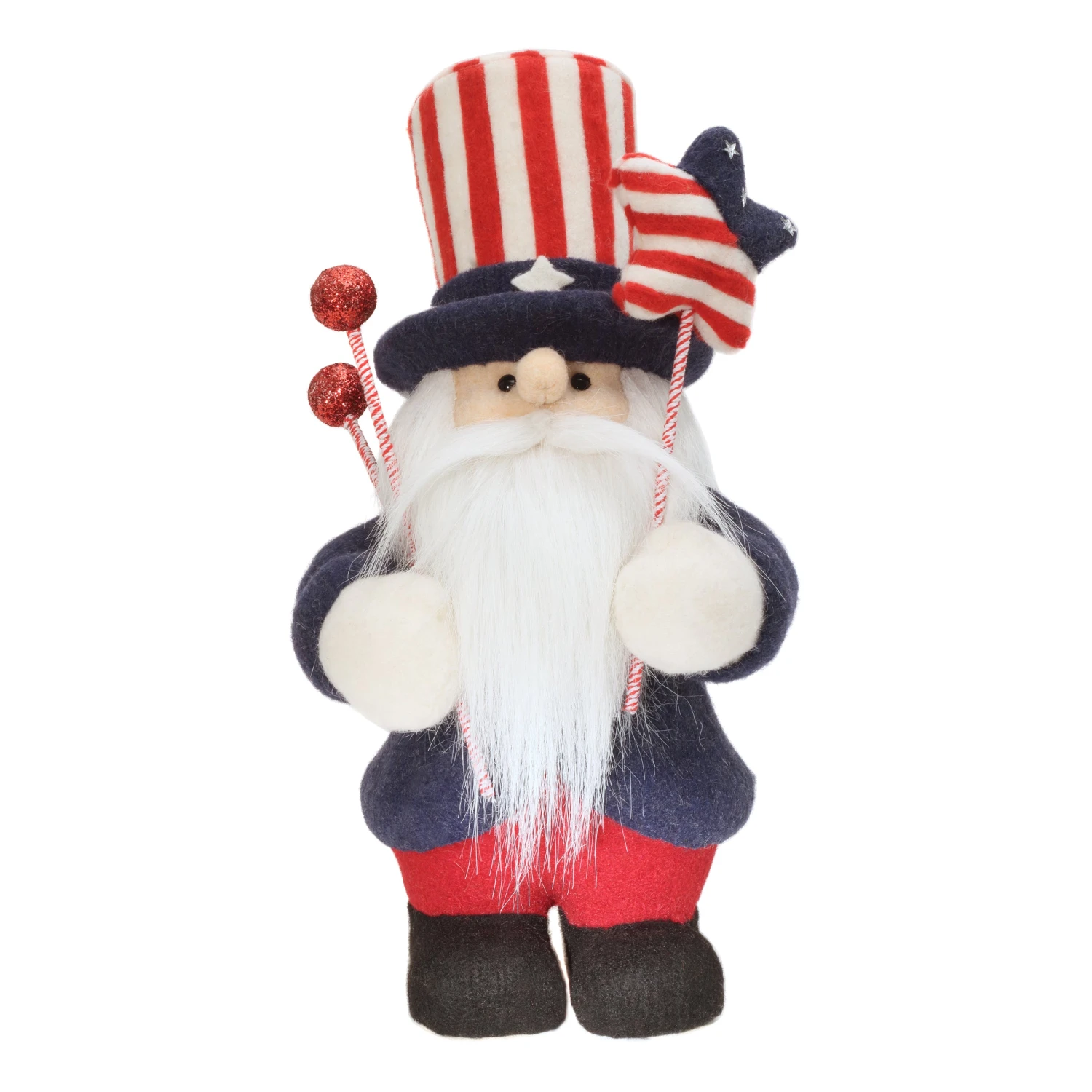 18 In. Patriotic Gnome Decoration In Red, White And Blue Attire 1 18 In. Patriotic Gnome Decoration In Red, White And Blue Attire