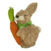 12 In. Cute Easter Bunny Holding Carrot Table Decoration