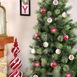 6-Piece Shatterproof Snowflake Ornaments 14 6-Piece Shatterproof Snowflake Ornaments -Christmas Trees Sales FRT100 AH112605 7