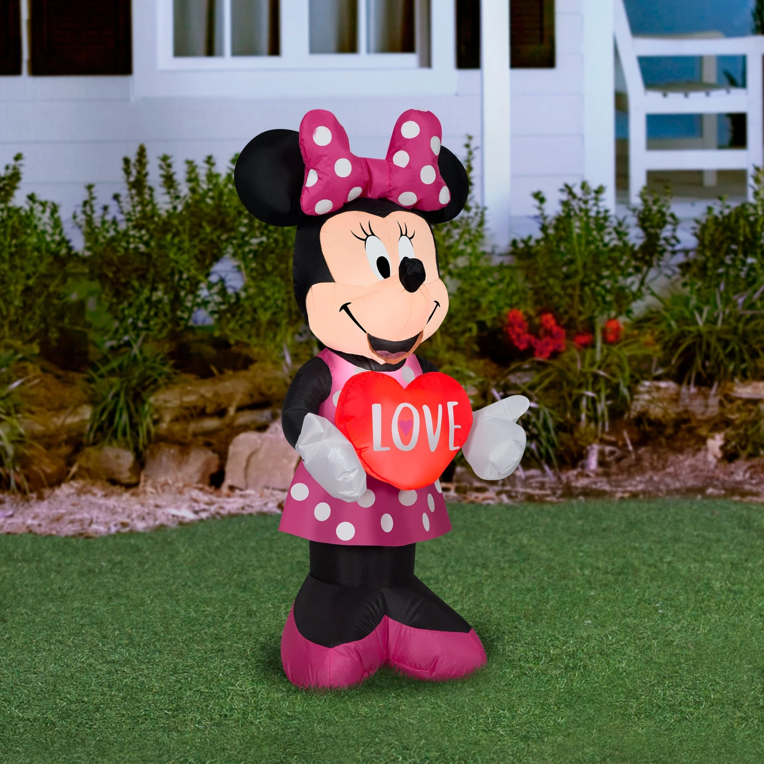 42 In. Valentine's Inflatable Minnie Mouse 2 42 In. Valentine's Inflatable Minnie Mouse - Image 2