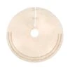 52 In. HGTV Home Collection Fringe Detail Tree Skirt, Off White
