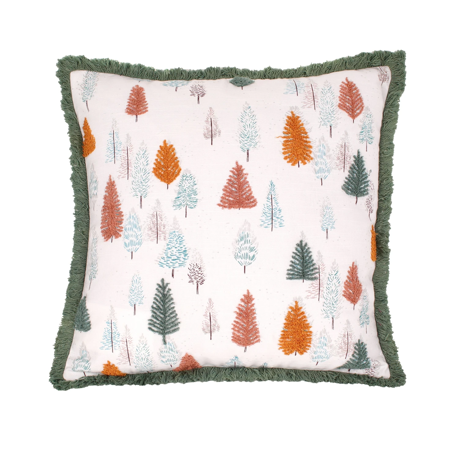 18 In. HGTV Home Collection Whimsical Forest Christmas Pillow 1 18 In. HGTV Home Collection Whimsical Forest Christmas Pillow