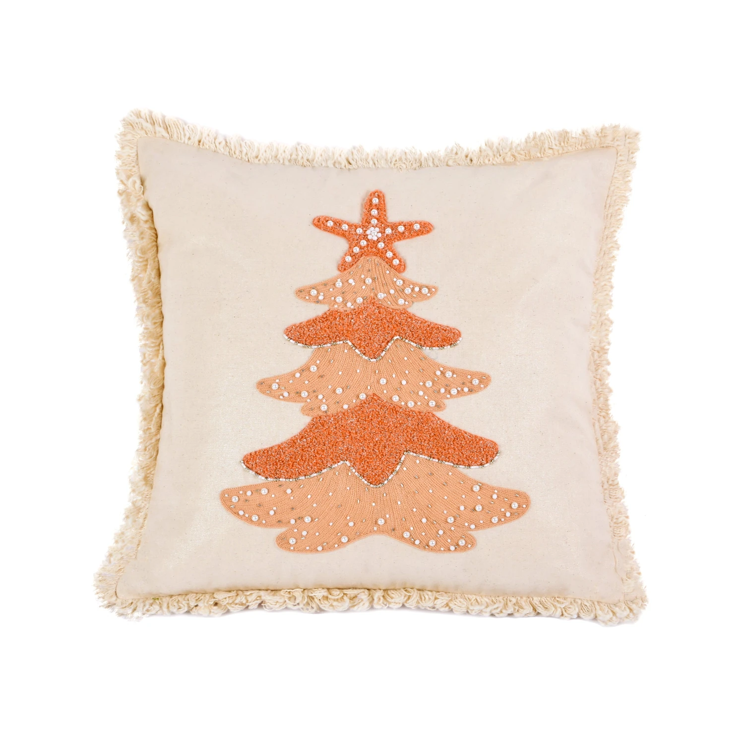 18 In. HGTV Home Collection Coastal Christmas Pillow 1 18 In. HGTV Home Collection Coastal Christmas Pillow