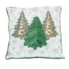 18 In. By 18 In. HGTV Home Collection Embroidered Forest Pillow