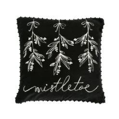 18 In. HGTV Home Collection Mistletoe Pillow