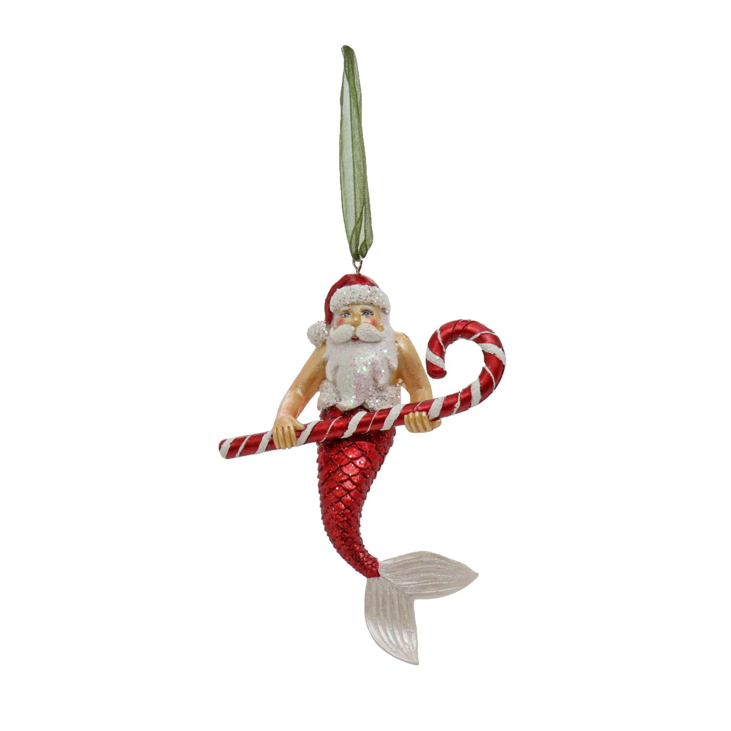 4-Piece HGTV Home Collection Santa Merman Ornaments 4 4-Piece HGTV Home Collection Santa Merman Ornaments - Image 4