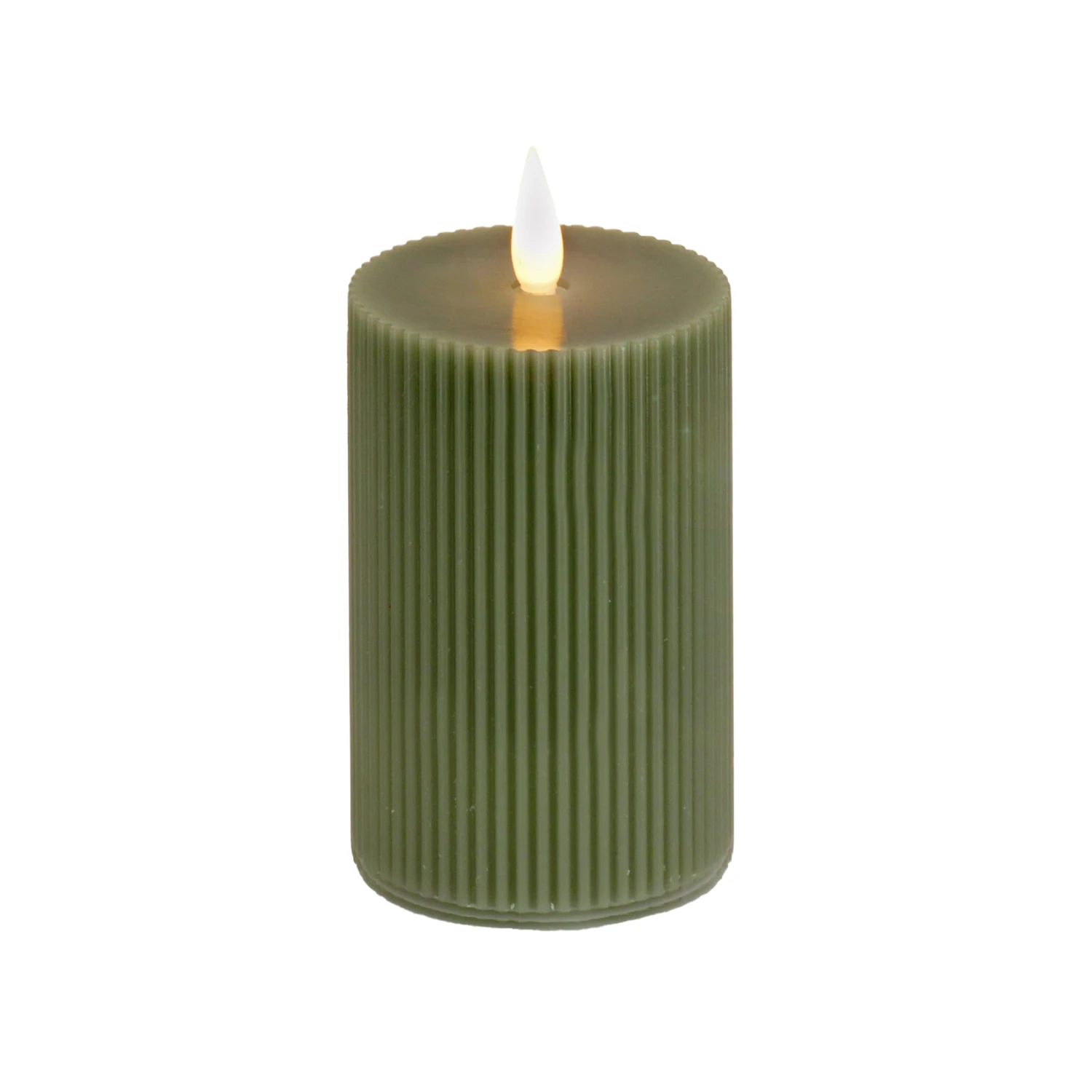 3 In. By 9 In. HGTV Home Collection Flameless Georgetown Pillar Candle, Dk Green 1 3 In. By 9 In. HGTV Home Collection Flameless Georgetown Pillar Candle, Dk Green