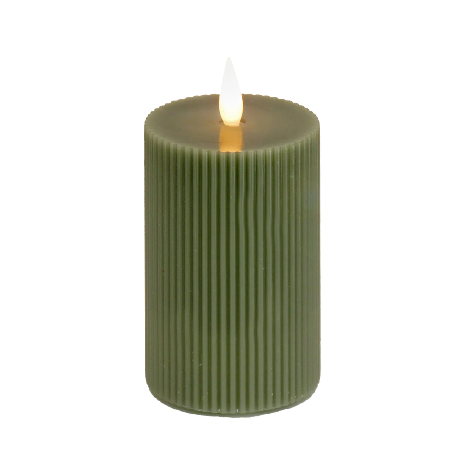4 In. By 10 In. HGTV Home Collection Flameless Georgetown Pillar Candle, Dk Green 1 4 In. By 10 In. HGTV Home Collection Flameless Georgetown Pillar Candle, Dk Green