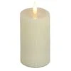 5 In. By 11 In. HGTV Home Collection Flameless Georgetown Pillar Candle, Ivory