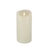 4 In. By 8 In. HGTV Home Collection Flameless Heritage Pillar Candle, Ivory