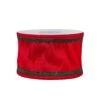 3 In. HGTV Home Collection Dupioni Double-Sided Ribbon, Red & Green