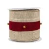 3 In. HGTV Home Collection Double-Fused Sleigh Bell Ribbon