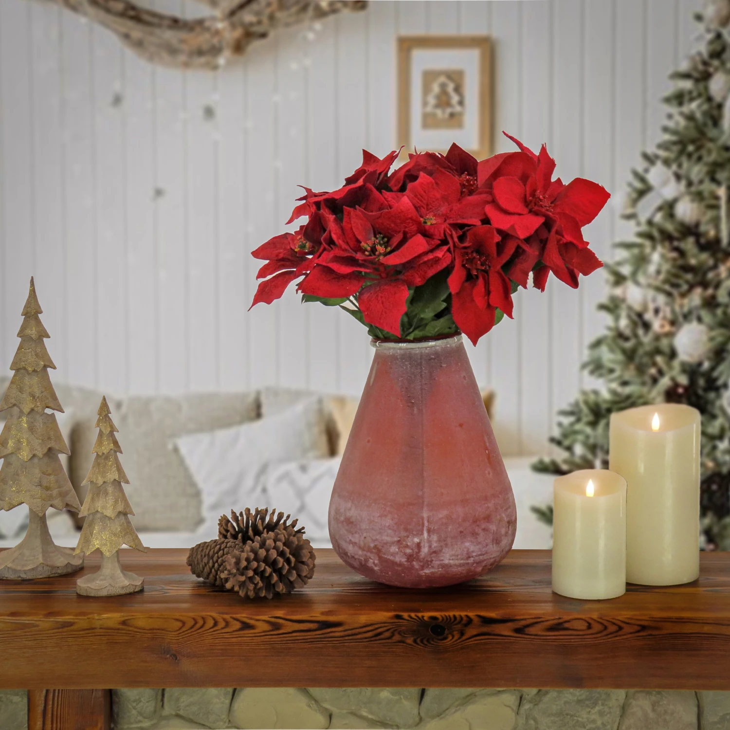 13 In. HGTV Home Collection Buried Vase, Rust 2 13 In. HGTV Home Collection Buried Vase, Rust - Image 2