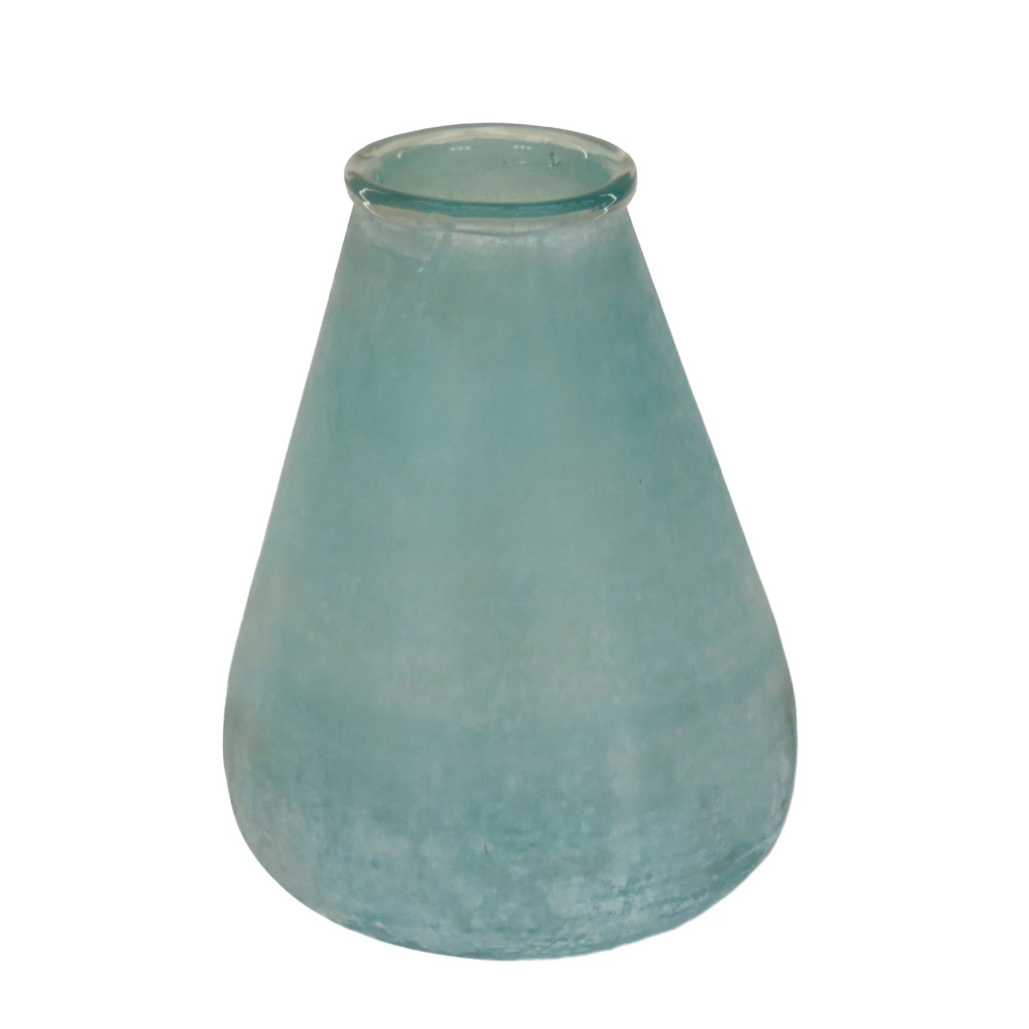 13 In. HGTV Home Collection Buried Vase, Turquoise 1 13 In. HGTV Home Collection Buried Vase, Turquoise