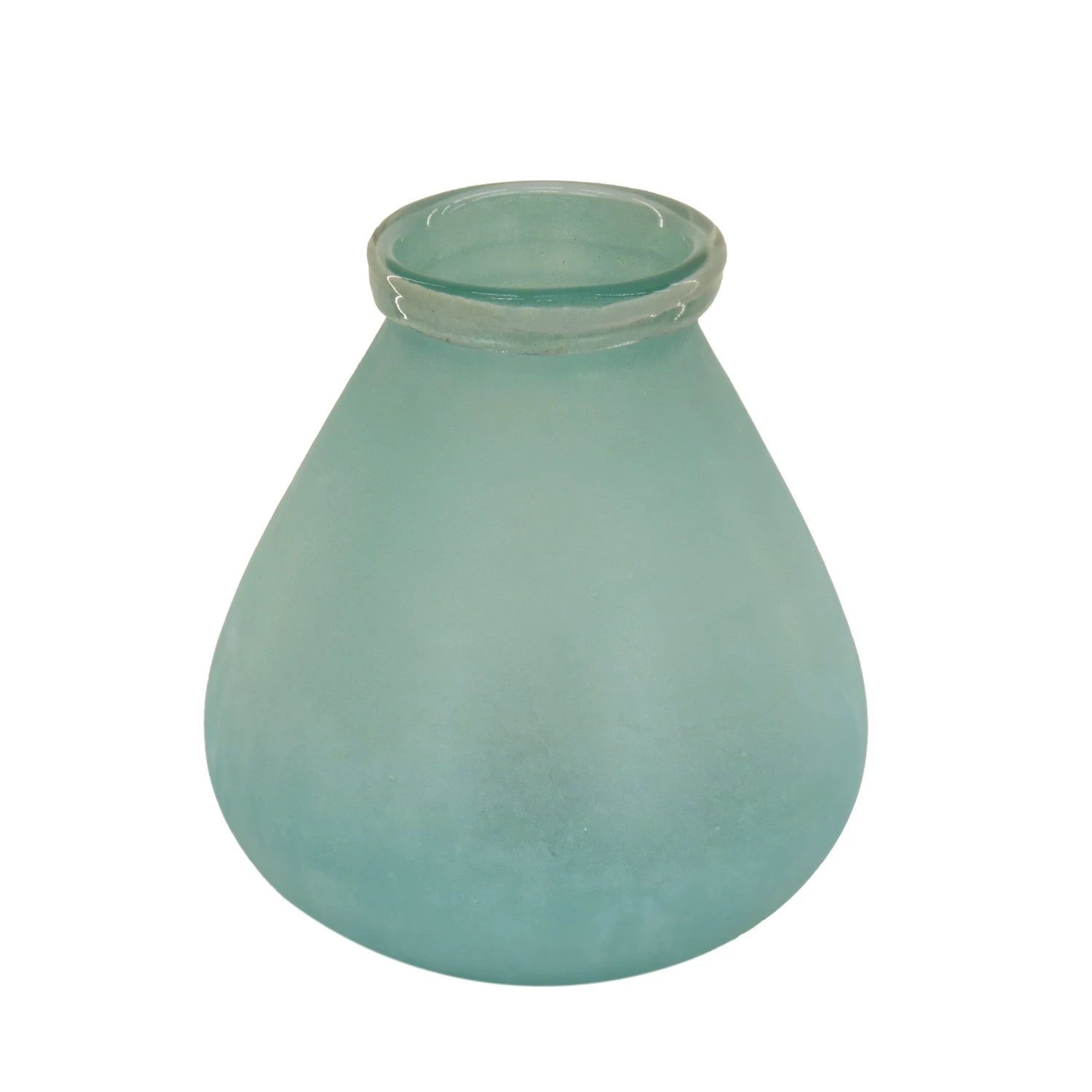 9 In. HGTV Home Collection Buried Vase, Turquoise 1 9 In. HGTV Home Collection Buried Vase, Turquoise