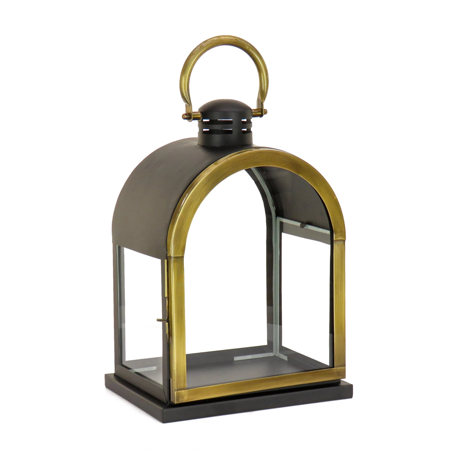 18 In. HGTV Home Collection Antique Bronze Dome Lantern, Small 1 18 In. HGTV Home Collection Antique Bronze Dome Lantern, Small