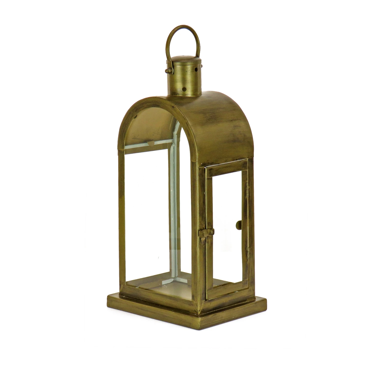 16 In. HGTV Home Collection Antique Bronze Arched Lantern, Small 1 16 In. HGTV Home Collection Antique Bronze Arched Lantern, Small