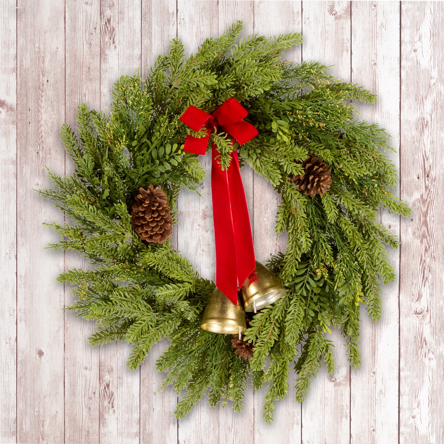 28 In. Christmas Bells Pine Wreath 6 28 In. Christmas Bells Pine Wreath - Image 6