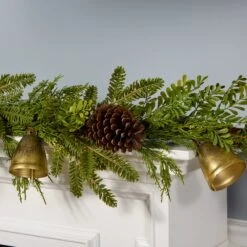 6 Ft. Christmas Bells Pine Garland 11 6 Ft. Christmas Bells Pine Garland -Christmas Trees Sales HH75 C220340N16 6G 2