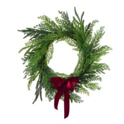 24 In. Christmas Cottage Wreath 10 24 In. Christmas Cottage Wreath -Christmas Trees Sales HH75 C226464MU1 24W