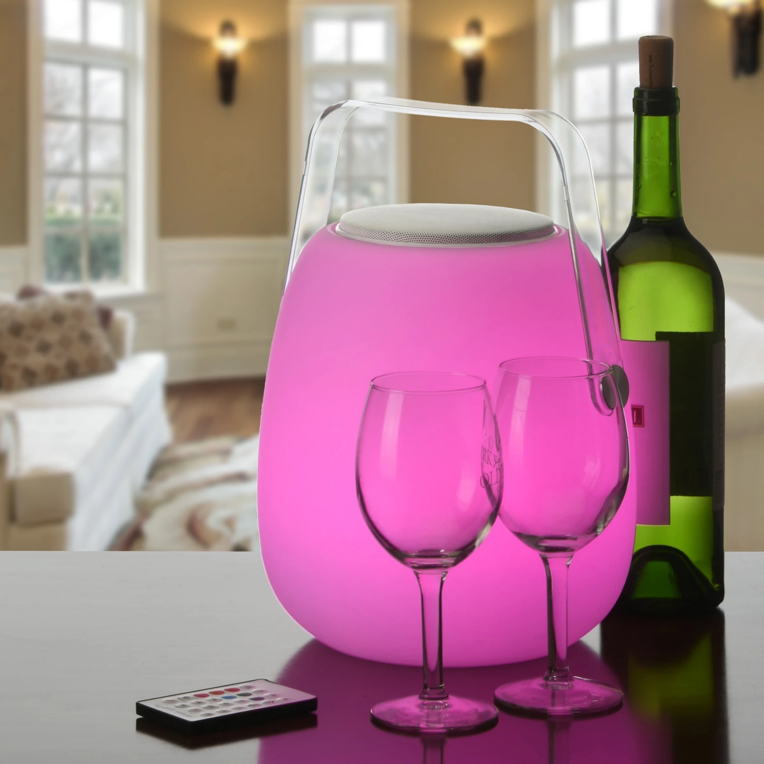 12 In. Big Belly Speaker With Color Changing LED Lights 2 12 In. Big Belly Speaker With Color Changing LED Lights - Image 2