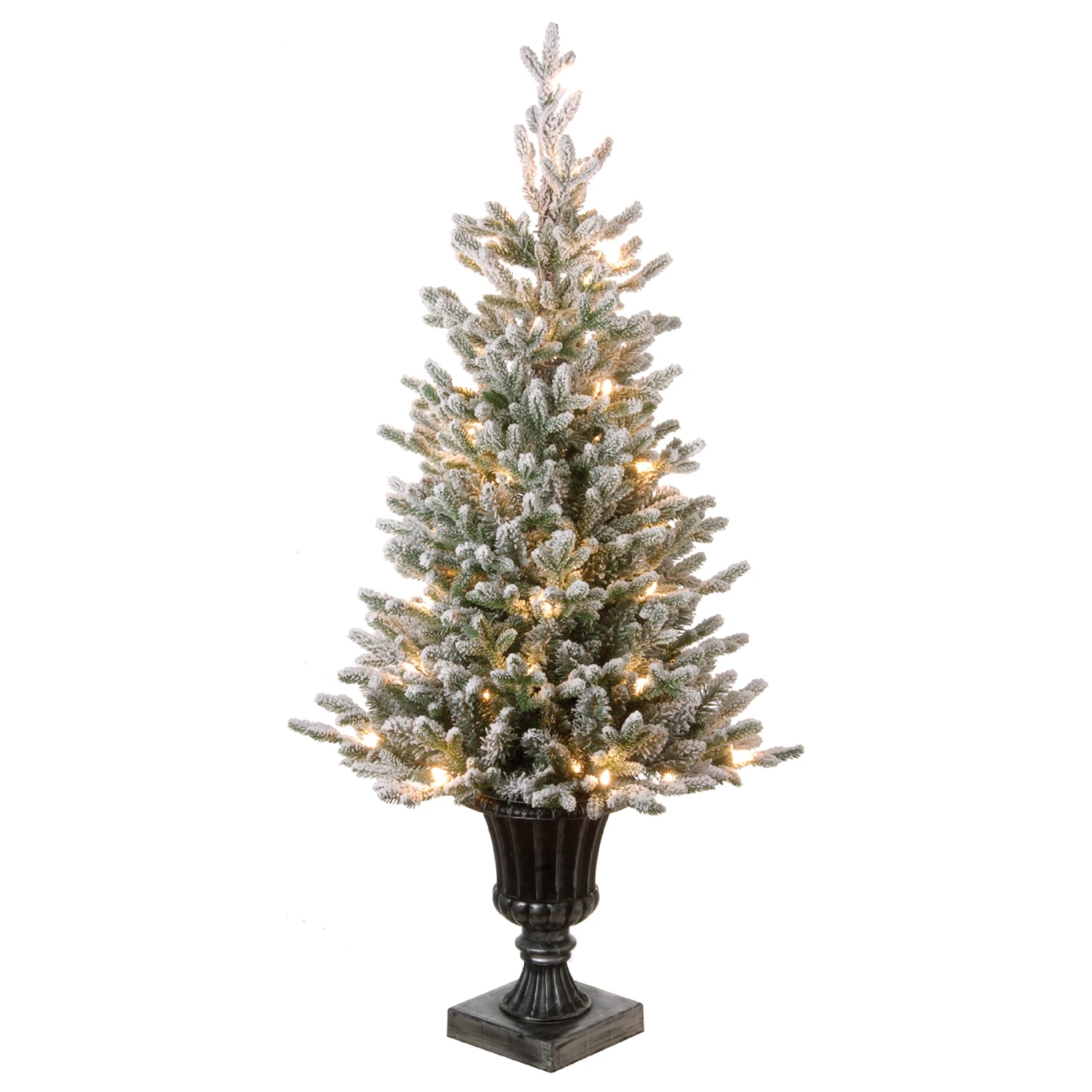 4 Ft. Pre-Lit Iceland Fir Tree With Clear Lights 1 4 Ft. Pre-Lit Iceland Fir Tree With Clear Lights