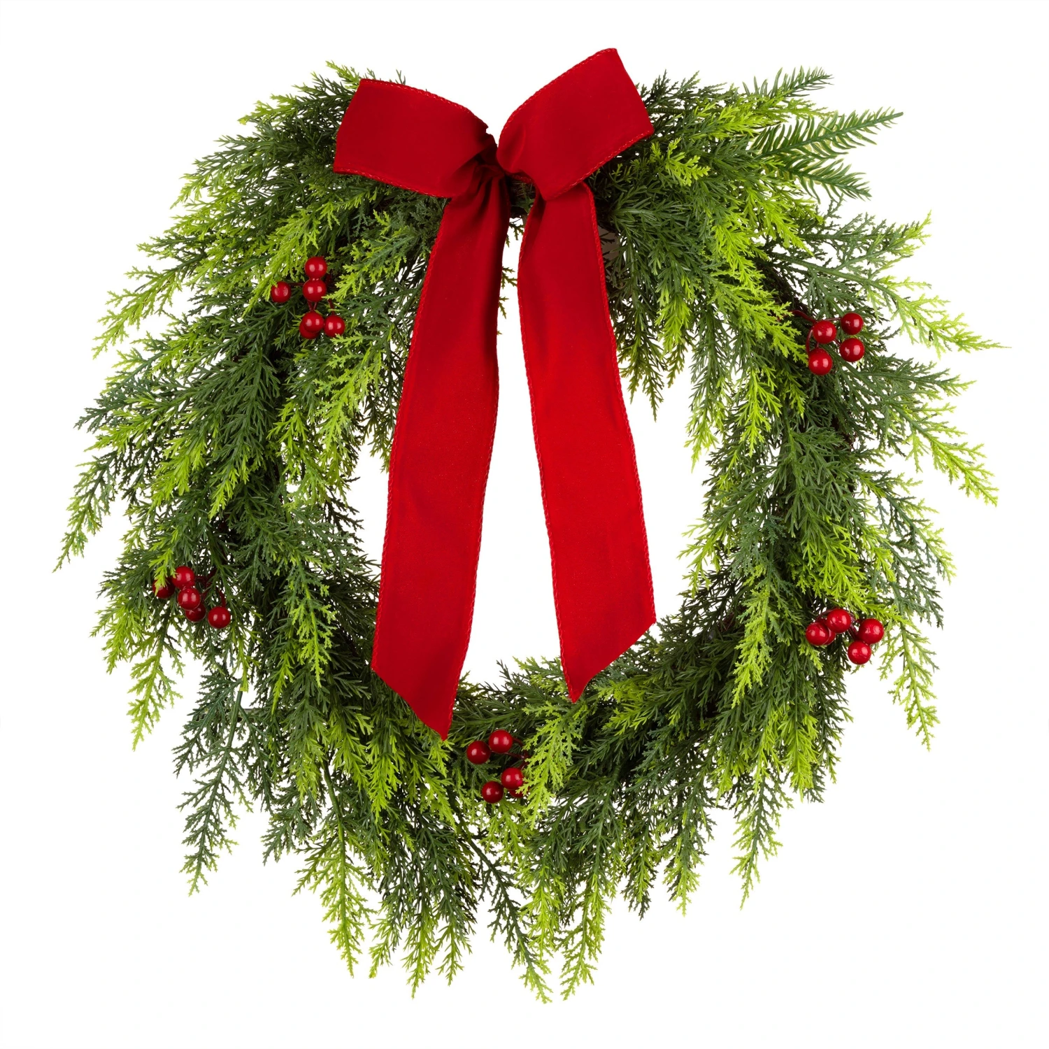 24 In. Christmas Classic Wreath 1 24 In. Christmas Classic Wreath