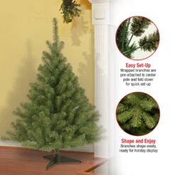 4 Ft. Kincaid Spruce Tree 20 4 Ft. Kincaid Spruce Tree -Christmas Trees Sales KCDR 40 Features