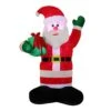 8 Ft. Inflatable Santa With Gift With LED Lights