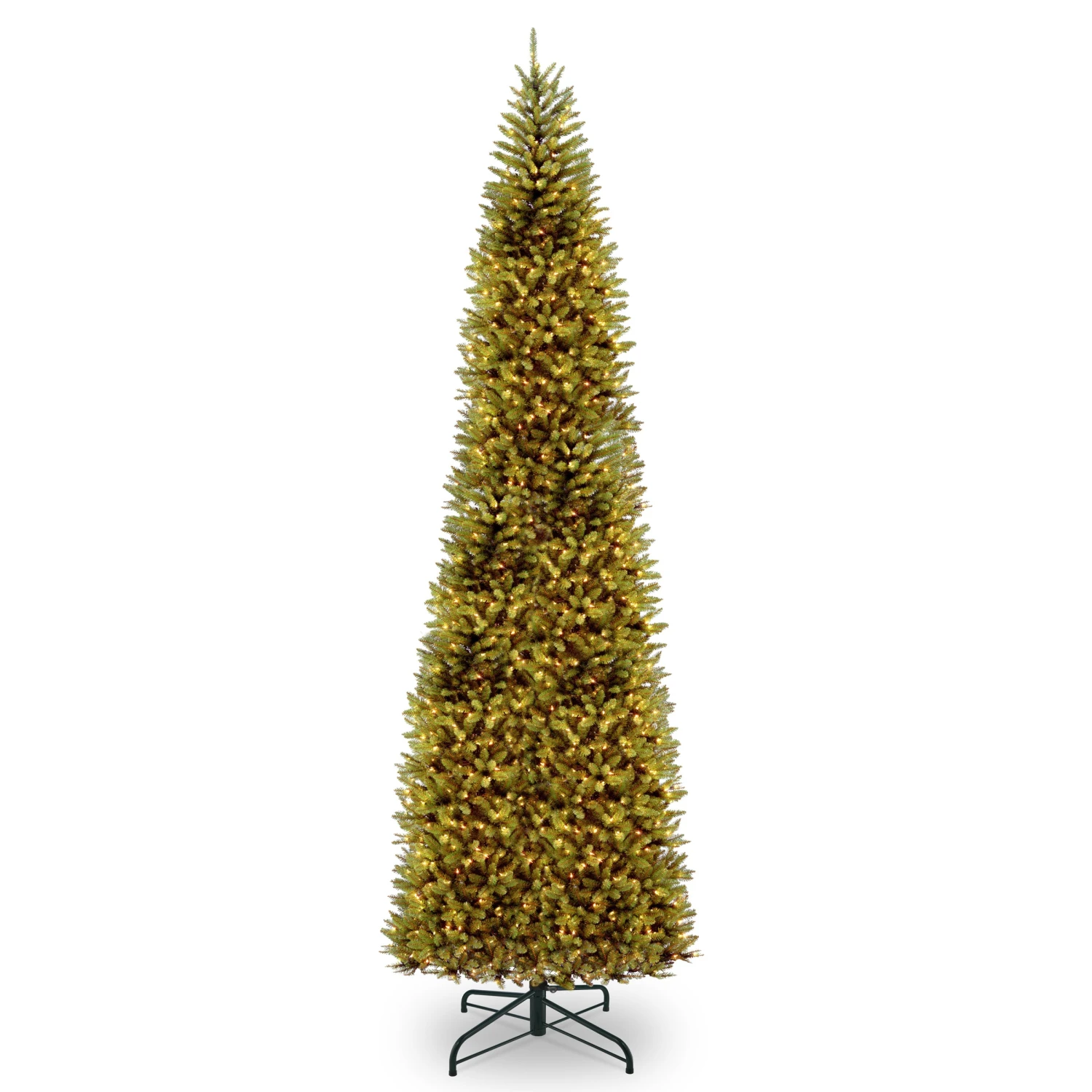 14 Ft. Pre-Lit Kingswood Fir Pencil Tree With Clear Lights 1 14 Ft. Pre-Lit Kingswood Fir Pencil Tree With Clear Lights