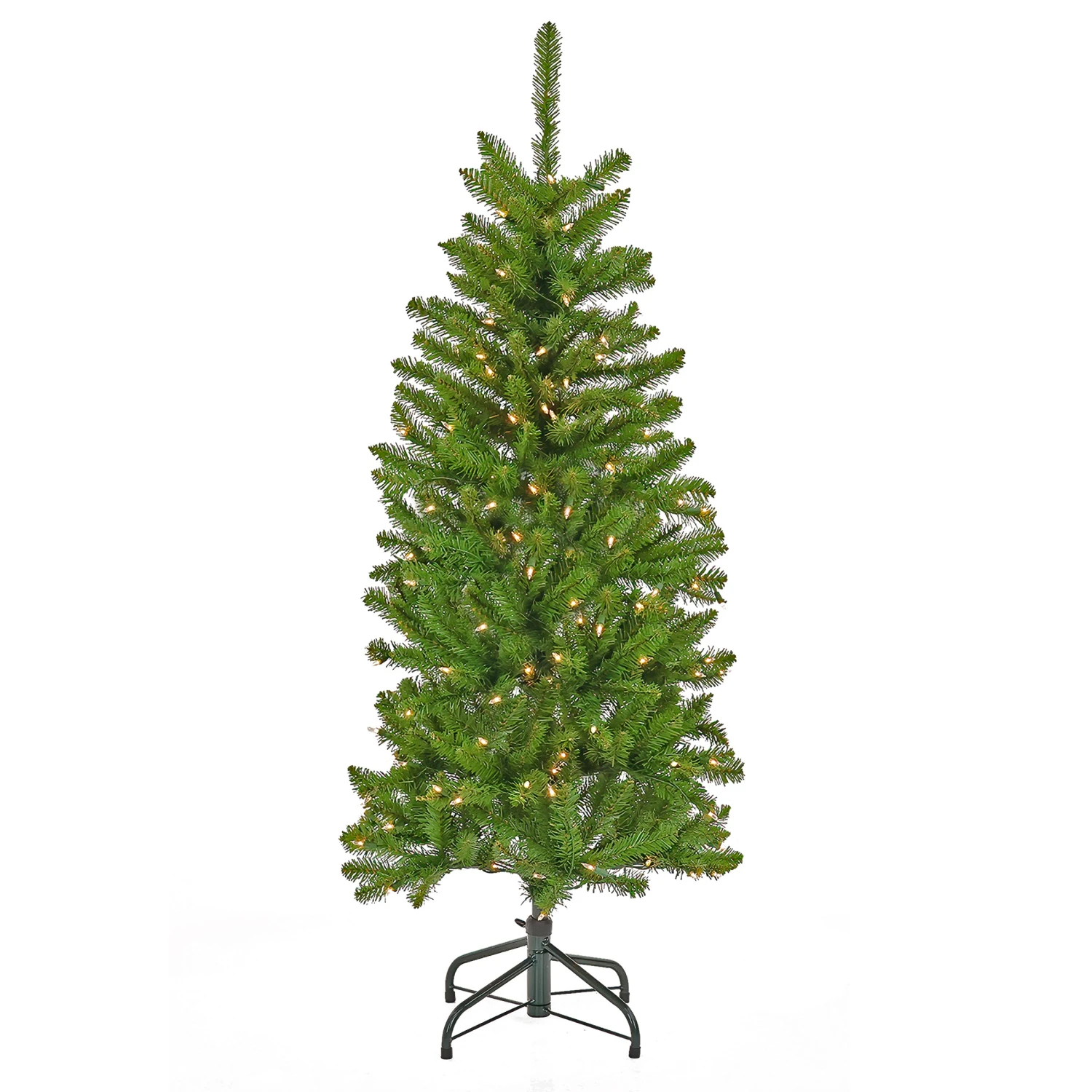 4.5 Ft. Pre-Lit Kingswood Fir Pencil Tree With Clear Lights 6 4.5 Ft. Pre-Lit Kingswood Fir Pencil Tree With Clear Lights - Image 6
