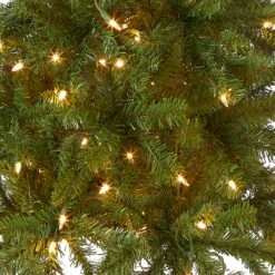4.5 Ft. Pre-Lit Kingswood Fir Pencil Tree With Clear Lights 10 4.5 Ft. Pre-Lit Kingswood Fir Pencil Tree With Clear Lights -Christmas Trees Sales KW7 300 45 Silo C1