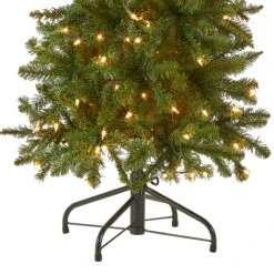 4.5 Ft. Pre-Lit Kingswood Fir Pencil Tree With Clear Lights 11 4.5 Ft. Pre-Lit Kingswood Fir Pencil Tree With Clear Lights -Christmas Trees Sales KW7 300 45 Silo C2