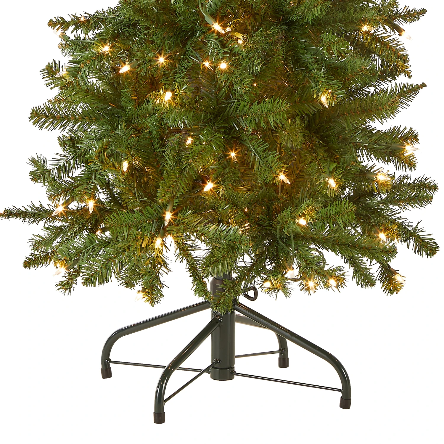 4.5 Ft. Pre-Lit Kingswood Fir Pencil Tree With Clear Lights 4 4.5 Ft. Pre-Lit Kingswood Fir Pencil Tree With Clear Lights - Image 4