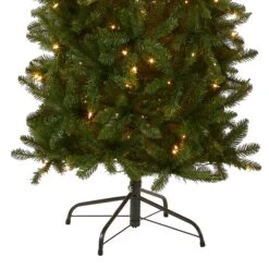 6.5 Ft. Pre-Lit Kingswood Fir Pencil Tree With Clear Lights 11 6.5 Ft. Pre-Lit Kingswood Fir Pencil Tree With Clear Lights -Christmas Trees Sales KW7 300 65 Silo C2