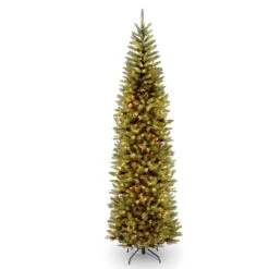 9 Ft. Pre-Lit Kingswood Fir Pencil Tree With Clear Lights