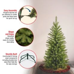 4 Ft. Kingswood Fir Pencil Tree -Christmas Trees Sales KW7 500 40 Features f468d63f a0ea 4ffb 888f b8bc4ac923a6