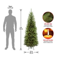 6 Ft. Kingswood Fir Pencil Tree 18 6 Ft. Kingswood Fir Pencil Tree -Christmas Trees Sales KW7 500 60 Dim a9f91db5 ec09 4944 9948 49201e3645de