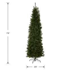 7.5 Ft. Kingswood Fir Pencil Tree 12 7.5 Ft. Kingswood Fir Pencil Tree -Christmas Trees Sales KW7 500 75 Silo Dim