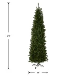 9 Ft. Kingswood Fir Pencil Tree 12 9 Ft. Kingswood Fir Pencil Tree -Christmas Trees Sales KW7 500 90 Silo Dim
