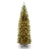7 Ft. Pre-Lit Kingswood Fir Pencil Tree With Power Connect Dual Color LED Lights