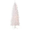 7 Ft. Pre-Lit Kingswood Fir White Pencil Tree With Clear Lights