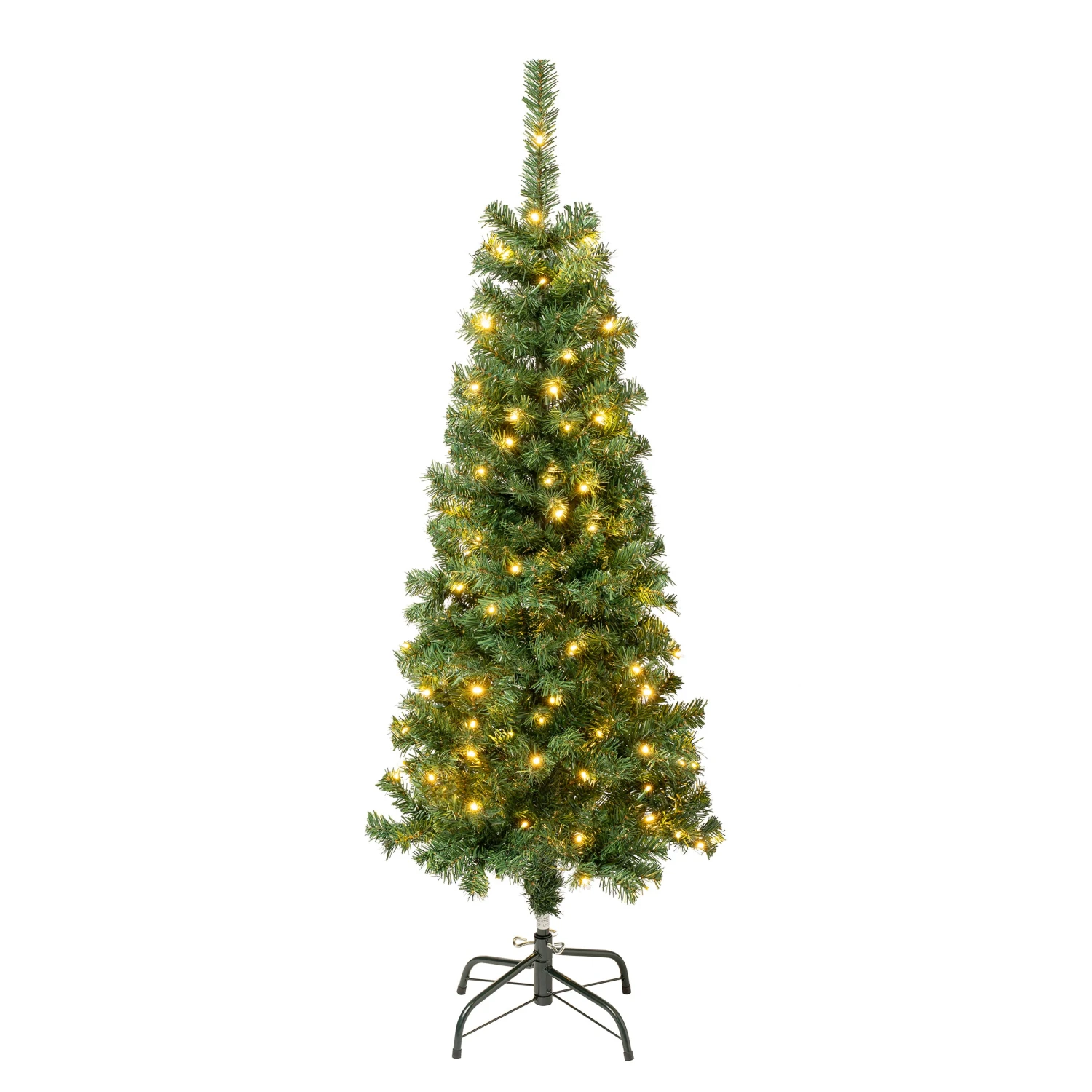 4.5 Ft. Pre-lit Linden Spruce Wrapped Tree With Warm White LED Lights 7 4.5 Ft. Pre-lit Linden Spruce Wrapped Tree With Warm White LED Lights - Image 7